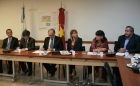 Julia Argentina Perie junto a los diputados Cucovillo, Gallardo y Daher