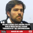 Nicolas del Cao: Milani y Scioli en el mismo palco son la muestra del legado progresista del Kirchnerismo