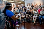 Artistas del pas debatieron la Ley Federal de las Culturas en la Biblioteca Nacional