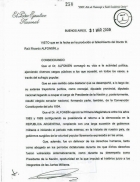 Documento: el decreto de Julio Cobos sobre Alfonsn, a seis aos de su fallecimiento.