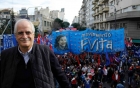 Jorge Taiana en la Fiesta patria en la Plaza de Mayo.