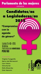 Parlamento de las Mujeres de la Legislatura de la CABA - Compromiso de candidatos/candidatas de la Ciudad con la Agenda de Gnero 