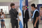 Jose Riccardo entreg una Bandera de Ceremonia a la Escuela Juan Tulio Zavala