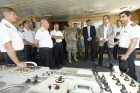 Martnez visit buques preparados para asistir emergencias sanitarias