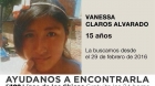 Se busca a una adolescente