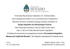 Senado: Mencin de Honor Domingo Sarmiento al Equipo Argentino de Antropologa Forense