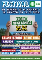  Festival ElContiNoSeAchica - En defensa de la cultura y la memoria en la ex ESMA