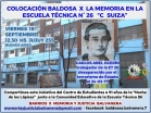  Baldosa x la Memoria en la Escuela Tcnica N 26, 