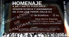 Homenaje a militantes populares desaparecidos