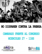  27-12: El SiPreBA y la Asociacin de Reporteros Grficos de la Repblica Argentina convocan a un camarazo