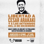 Marcha a Plaza de Mayo-Libertad a Cesar Arakaki y los detenidos del 14 de diciembre