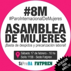 Preparando un gran 8 de marzo: Asamblea de mujeres del gremio de prensa