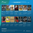 Cartelera del Espacio INCAA - Cine Gaumont (Caba)