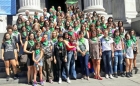  Diputadas, actrices y militantes se unieron en una foto para reclamar por el aborto legal