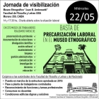 Jornada de visibilizacin contra la precarizacin laboral en el Museo Etnogrfico