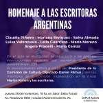 Homenaje a las escritoras argentinas