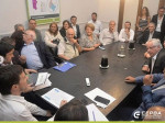 Augusto Costa recibió  dirigentes de la CEPBA 