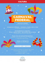 Carnavales Federales, organizado por Cultura de la Cmara de Diputados de la Nacin 