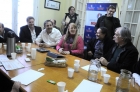 Stolbizer, Alfonsn y equipo, en primera reunin de Trabajo 
