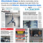 Tapas de diarios nacionales, de las provincias y portales 5 de abril 2025