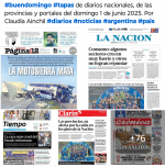 Tapas de diarios nacionales, de las provincias y portales del pas 1 de junio 2025