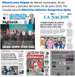 Tapas de diarios nacionales, de las provincias y portales del pas 30 de junio 2025