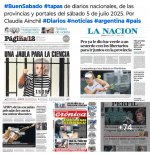 Tapas de diarios nacionales, de las provincias y portales del pas 5 de julio 2025