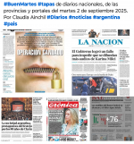 Tapas de diarios nacionales, de las provincias y portales del pas 2 de septiembre 2025 