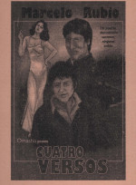 Cuatro Versos, de Marcelo Rubio. Por Luis Bentez 