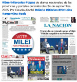 Tapas de diarios nacionales, de las provincias y portales del pas 24 de septiembre 2025