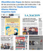 Tapas de diarios nacionales, de las provincias y portales del pas 1 de octubre 2025