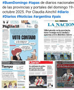 Tapas de diarios nacionales, de las provincias y portales del pas 19 de octubre 2025
