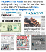 Tapas de diarios nacionales, de las provincias y portales del pas 29 de octubre 2025