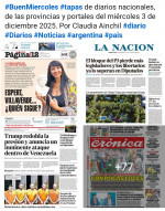 Tapas de diarios nacionales, de las provincias y portales del pa�s 3 de diciembre 2025