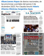 Tapas de diarios nacionales, de las provincias y portales del pa�s 4 de diciembre 2025