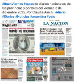 Tapas de diarios nacionales, de las provincias y portales del pa�s 5 de diciembre 2025