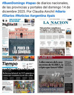 Tapas de diarios nacionales, de las provincias y portales del pa�s 14 de diciembre 2025