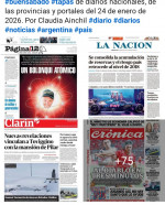 Tapas de diarios nacionales, de las provincias y portales del pa�s 24 de enero 2026