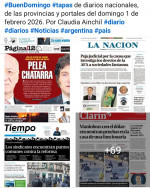 Tapas de diarios nacionales, de las provincias y portales del pa�s 1 de febrero 2026