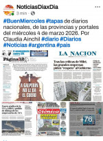 Tapas de diarios nacionales, de las provincias y portales del pa�s 4 de marzo 2026