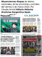Tapas de diarios nacionales, de las provincias y portales del pa�s 6 de marzo 2026