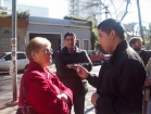  Marta Maffei recorri San Martn con candidatos locales y apoy la lucha de estudiantes en un colegio tomado. 