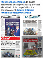 Tapas de diarios nacionales, de las provincias y portales del pa�s 2 de mayo 2026