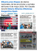 Tapas de diarios nacionales, de las provincias y portales del pa�s 4 de mayo 2026