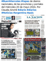 Tapas de diarios nacionales, de las provincias y portales del pa�s 20 de mayo 2026