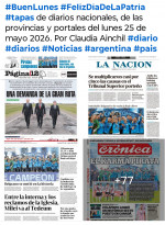 Tapas de diarios nacionales, de las provincias y portales del pa�s 25 de mayo 2026