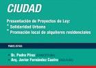  Proyectos de ley sobre Solidaridad urbana y Promocin local de alquileres residenciales. 