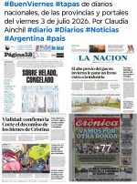 Tapas de diarios nacionales, de las provincias y portales del pa�s 3 de julio 2026