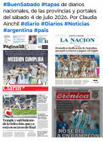 Tapas de diarios nacionales, de las provincias y portales del pa�s 4 de julio 2026