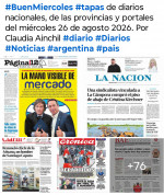 Tapas de diarios nacionales, de las provincias y portales del pa�s 26 de agosto 2026
